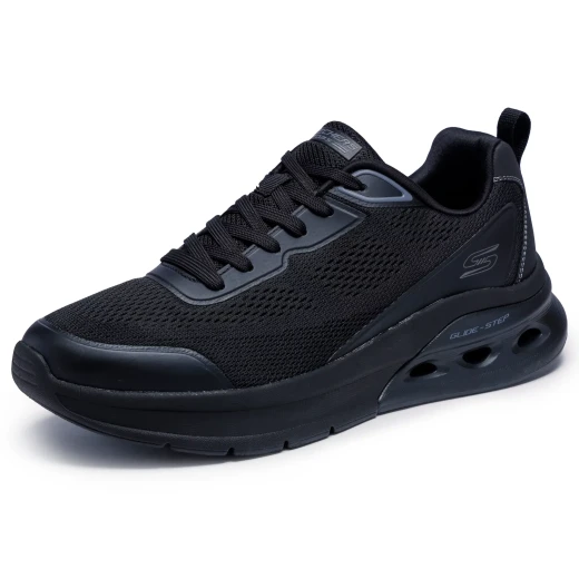 حذاء رياضي رجالي من سكيتشرز BOBS Sport Arc Waves 2.0 أسود مقاس 44 - سكيتشرز - Image 6