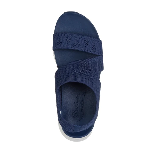 Skechers Women's Arch Fit Brightest Day Sandals Navy 39 Breathable Stretch Fit Knit Footbed Support for Women - Skechers - Image 5