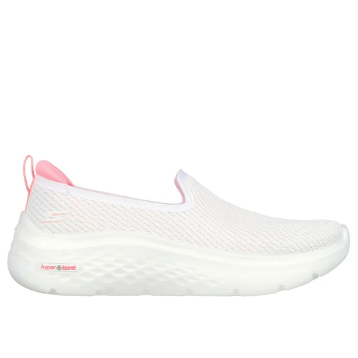 Skechers Women's GO WALK Hyper Burst Athletic Shoes in Pink, Featuring Air-Cooled Goga Mat Comfort Insole and HYPER BURST Cushioning, Size 38, SKU 124273 WPK