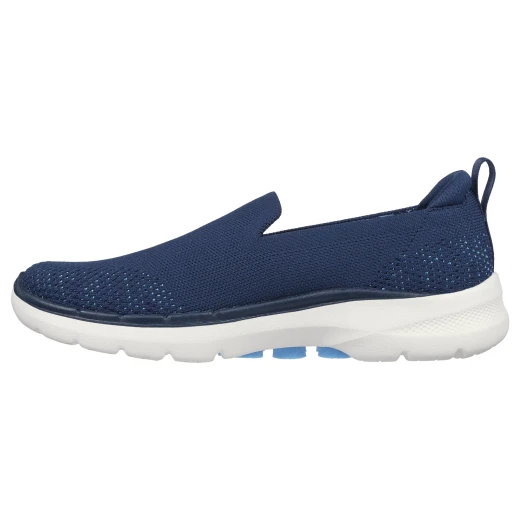 حذاء سكيتشرز جو ووك 6 للمشي للنساء باللون الكحلي بدون أربطة، مزود بنعل داخلي Air Cooled Goga Mat وبطانة Ultra GO. يتميز بتقنية Hyper Pillar للدعم. مقاس 37.5 - سكيتشرز - Image 6