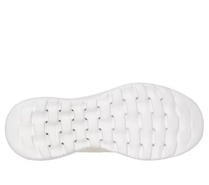 حذاء رياضي سهل الارتداء من سكيتشرز للنساء GO WALK Joy Vela، بتقنية Heel Pillow، نسيج شبكي مرن، نعل داخلي من إسفنج ميموري فوم المبرد بالهواء، وتوسيد 5-GEN، مقاس 37.5، أبيض - سكيتشرز - Image 5
