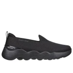 Skechers Women's Go Walk Massage Fit Seascape Walking Shoes Black 37, Featuring Hyper Burst Midsole for Enhanced Comfort and Support, Slip On Mesh Design for Easy Wearability - Skechers