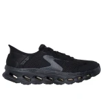 Skechers Women's GO WALK Glide Step 2.0 Slip On Athletic Shoes Black Size 37 Featuring Air Cooled Goga Mat Insole - Skechers