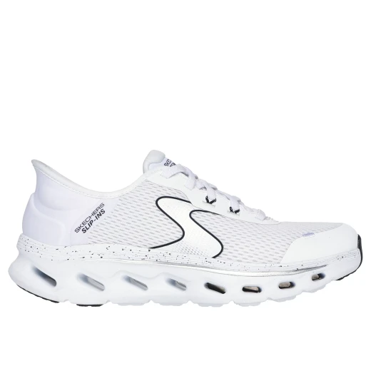 حذاء رياضي سهل الارتداء من سكيتشرز للنساء GO WALK Glide Step 2.0 بنعل داخلي Air Cooled Goga Mat، أبيض، مقاس 39 حذاء رياضي سهل الارتداء من سكيتشرز للنساء GO WALK Glide Step 2.0 بنعل داخلي Air Cooled Goga Mat، أبيض، مقاس 39