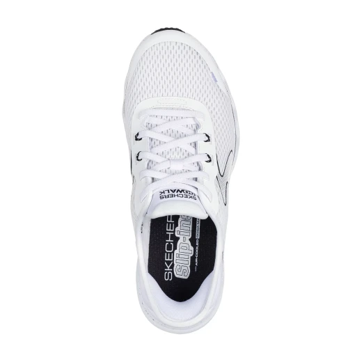 حذاء رياضي سهل الارتداء من سكيتشرز للنساء GO WALK Glide Step 2.0 بنعل داخلي Air Cooled Goga Mat، أبيض، مقاس 39 - سكيتشرز - Image 5