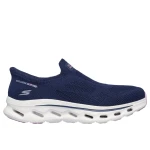 Skechers Women's GO WALK Glide-Step 2.0 Annette Slip-ins® Navy Walking Shoes with Air-Cooled Goga Mat™, ULTRA GO® Cushioning, and Glide-Step® Midsole Size 37.5 - Skechers