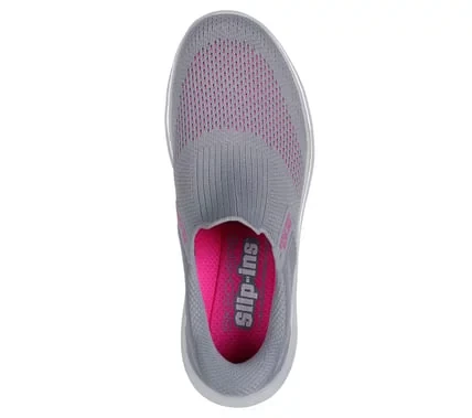 Skechers Women's Go Walk 7 Slip-ins Hands Free Walking Shoes Gray Size 38 EU with Air Cooled Memory Foam and Lightweight Ultra Go Cushioning for Comfortable Support - Skechers - Image 3