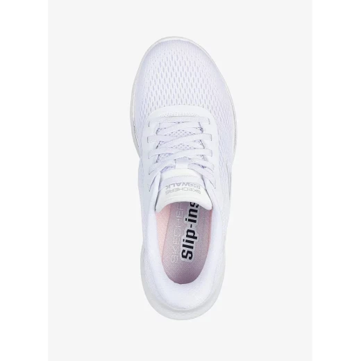 Skechers GO WALK 7 Jayne Women's Training Shoes Slip On with Heel Pillow and Air Cooled Memory Foam Size 39.5 White Supportive and Comfortable for Walking - Skechers - Image 4