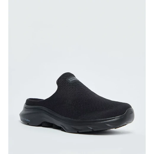 Skechers Women's Go Walk 7 Athletic Walking Shoes in Black, Featuring Air-Cooled Memory Foam, Ultra Go Cushioning, and Hyper Pillar Technology, Size 37