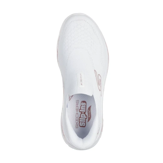 Skechers Women's Go Walk Arch Fit 2.0 Tatum Hands Free Slip-ins Slipon Comfort Shoes White Size 39 Features Arch Fit Insole and Ultra Go Cushioning - Skechers - Image 5