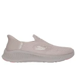 Skechers Women's Go Walk Now 37 Taupe Slip Resistant Work Shoes with Air Cooled Memory Foam Insole and Synthetic Knit Upper for Athletic Style and Safety - Skechers