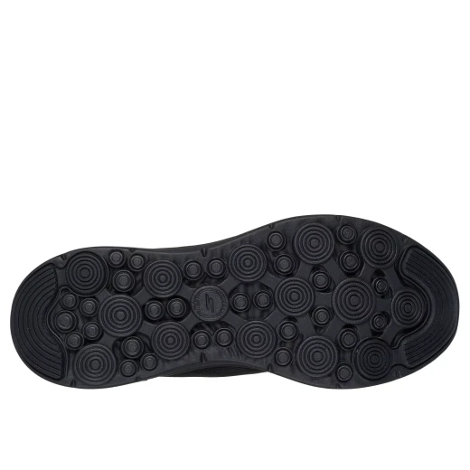 حذاء المشي سكيتشرز للنساء بدون رباط GO WALK Now Khloe، يتميز بتقنية Heel Pillow، ونعل داخلي Air-Cooled Goga Mat، وتوسيد ULTRA LIGHT، وأربطة مطاطية، مقاس 38.5، أسود - سكيتشرز - Image 6