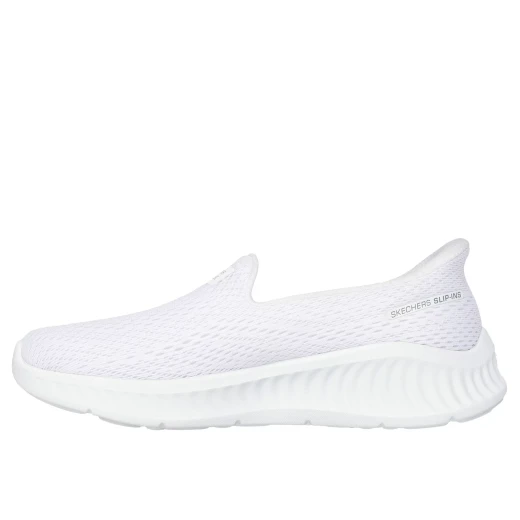Skechers Women's GOwalk Now Shoes Ivy: Breathable Mesh Upper, Hands Free Slip ins, Air Cooled Goga Mat Insole, Ultra Light Midsole Cushioning, Size 37, White Color - Skechers - Image 4