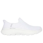 Skechers Women's GOwalk Max Slip-ins Cleo Walking Shoes White 41 EU with Hands-Free Entry Hyper Burst Cushioning and Machine Washable Textile Upper for Superior Comfort and Support - Skechers