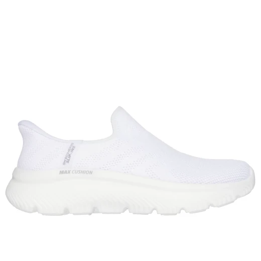 Skechers Women's GOwalk Max Slip-ins Cleo Walking Shoes White 41 EU with Hands-Free Entry Hyper Burst Cushioning and Machine Washable Textile Upper for Superior Comfort and Support