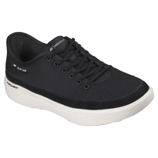 Skechers Women's Slip-ins Go Walk 40 Black Athletic Walking Shoes: Hands Free Design with Heel Pillow, Arch Fit Insole, and Ultra Go Cushioning for Women's Sizes - Skechers - Image 3