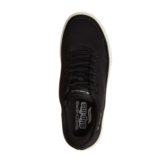 Skechers Women's Slip-ins GO WALK Commuter Kaylin Black 37 Athletic Mesh Walking Shoes with Adjustable Laces Arch Fit Insole and Lightweight ULTRA GO Cushioning - Skechers - Image 4