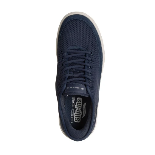 Skechers Women's Slip-ins GO WALK Commuter Kaylin Athletic Walking Shoes with Hands Free Design, Adjustable Laces, Arch Fit Insole for Comfort, Vegan, Navy, Size 38.5 - Skechers - Image 4