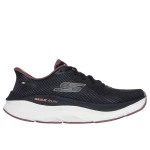 حذاء جري Skechers Max Run للنساء: أسود مقاس 39 مع وسادة كعب، توسيد Max، نعل داخلي Air Cooled Goga Mat، ونعل خارجي Goodyear مطاطي لأقصى درجات الراحة والأداء - سكيتشرز