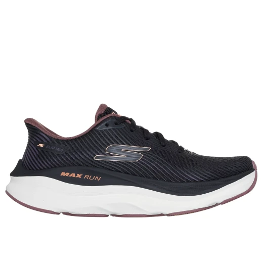 Skechers Women's Max Run Running Shoe Black Color 37 with Max Cushioning and Goodyear Rubber Outsole for Maximum Comfort and Performance - Skechers - Image 2