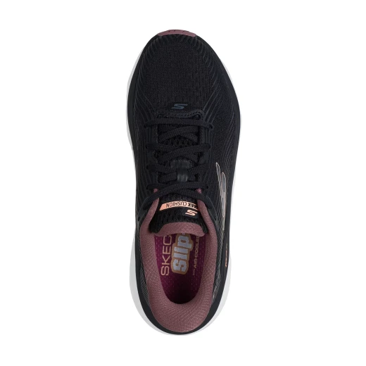 Skechers Women's Max Run Running Shoes Black 37.5 Featuring Max Cushioning, Heel Pillow Support, Slip On Design, and Goodyear Rubber Outsole for Maximum Comfort and Performance - Skechers - Image 5