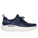 حذاء جري Skechers GO RUN Lite نسائي أزرق كحلي مقاس 37.5 مع نعل داخلي بتقنية Air-Cooled Goga Mat وتوسيد ULTRA GO خفيف الوزن - سكيتشرز