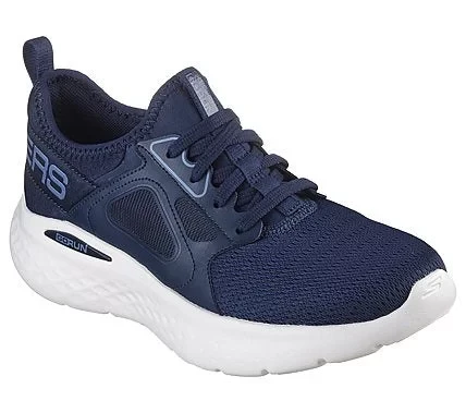 حذاء جري Skechers GO RUN Lite نسائي أزرق كحلي مقاس 37.5 مع نعل داخلي بتقنية Air-Cooled Goga Mat وتوسيد ULTRA GO خفيف الوزن - سكيتشرز - Image 4