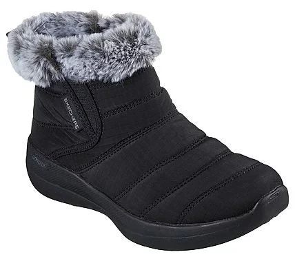 حذاء سكيتشرز جو ووك ستابيليتي النسائي باللون الأسود مقاس 38 تصميم داعم بكعب 2.25 بوصة وجزء علوي شبكي مسامي ونعل داخلي مبطن للارتداء طوال اليوم رقم المنتج 144661BBK - سكيتشرز - Image 13