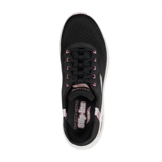 Skechers Women's Arch Fit 2.0 Easy Chic Slip On Shoes with Engineered Mesh Upper and Removable Arch Fit Insoles, Available in Size 40, Black and Rose Colorway - Skechers - Image 3