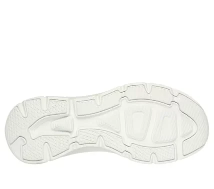 Skechers Women's D'Lux Walker 2.0 Sparkle Forever Athletic Shoes White with Stretch Fit Engineered Knit Upper and Air Cooled Memory Foam Insole Size 38.5 for Comfortable Long Walks - Skechers - Image 6