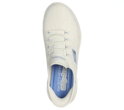 Skechers Women's Summits Bungee No Tie Laces Walking Shoes OFF WHITE Size 39 - Comfortable & Stylish - Skechers - Image 4