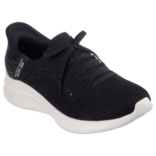 Skechers Women's Ultra Flex 3.0 Black Athletic Shoes Size 37.5 Slip On Design with Comfortable Fabric Lining and Durable Rubber Sole for Everyday Wear - Skechers - Image 3