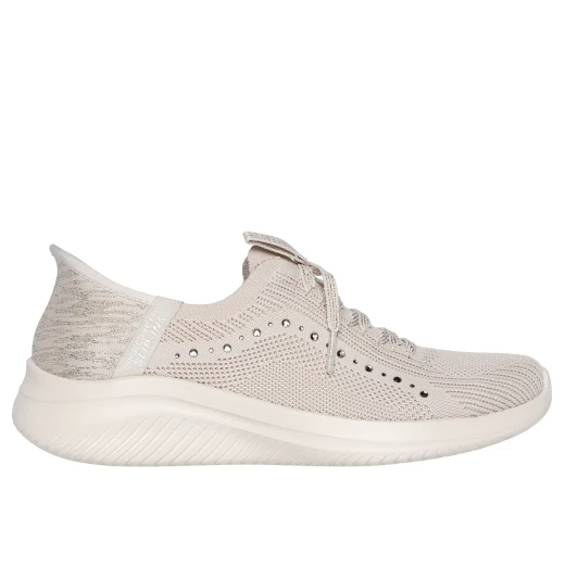 Skechers Women's Ultra Flex 3.0 Taupe Slip On Sneakers: Lightweight Textile Upper with Logo Accents. Provides All Day Comfort with Fabric Lining and Durable Rubber Sole. Size 37. Skechers Women's Ultra Flex 3.0 Taupe Slip On Sneakers: Lightweight Textile Upper with Logo Accents. Provides All Day Comfort with Fabric Lining and Durable Rubber Sole. Size 37.