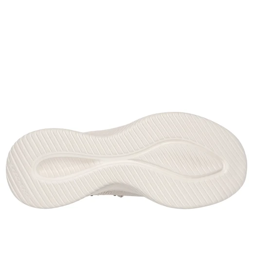 Skechers Women's Ultra Flex 3.0 Taupe Slip On Sneakers: Lightweight Textile Upper with Logo Accents. Provides All Day Comfort with Fabric Lining and Durable Rubber Sole. Size 37. - Skechers - Image 6