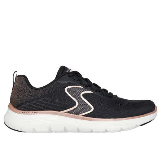 Skechers Women's Flex Appeal 5.0 Black Running Sports Shoes Size 37 Lightweight Breathable Textile Upper Lace Up Closure Durable Rubber Sole for Active Workouts and Training - Skechers - Image 2