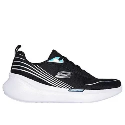 Skechers Women's Vapor Foam Plus Forward Flow Athletic Sneakers Black 40 with Air-Cooled Memory Foam Insole Vegan Lace Up Mesh Upper Lightweight Cushioning Style 150222 BKMT