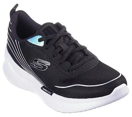 Skechers Women's Vapor Foam Plus Forward Flow Athletic Shoes Black Mesh Upper Iridescent Trim Air-Cooled Memory Foam Insole Ultra Lightweight Cushioning Size 38.5 - Skechers - Image 9
