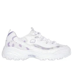 Skechers Women's D'Lites White Fashion Sneakers with Air Cooled Memory Foam Insole Size 39 Breathable Mesh Upper Lightweight and Comfortable for Everyday Wear SKU 150234 WLV