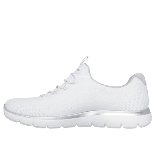 Skechers Women's Summits Athletic Shoes White 41 EU Engineered Mesh Upper Lace Up Front Memory Foam Cushioned Comfort Insole Lightweight Active Design Perfect for Everyday Wear - Skechers - Image 4
