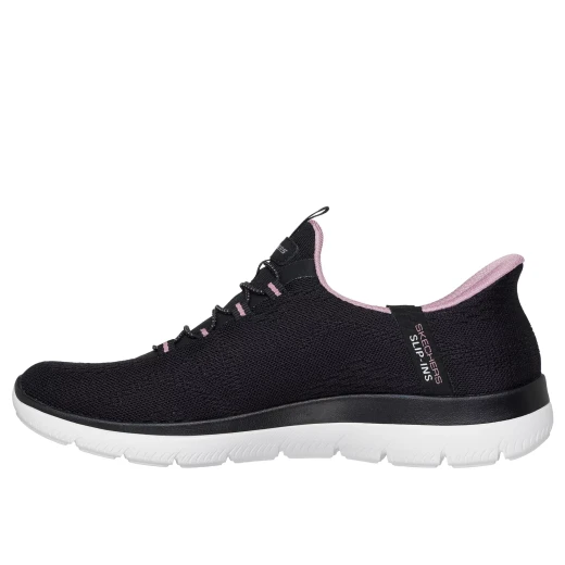 Skechers Women's Summits Dream Chaser Slip-ins 39 Black: Hands Free Comfort with Air-Cooled Memory Foam and Fixed Stretch Laces, Vegan Design for Everyday Wear - Skechers - Image 4