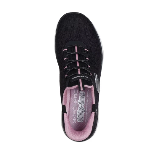 Skechers Women's Summits Dream Chaser Slip On Black 37, Hands Free Slip ins with Heel Pillow, Engineered Mesh Upper, Fixed Stretch Laces, Air Cooled Memory Foam Insole - Skechers - Image 5