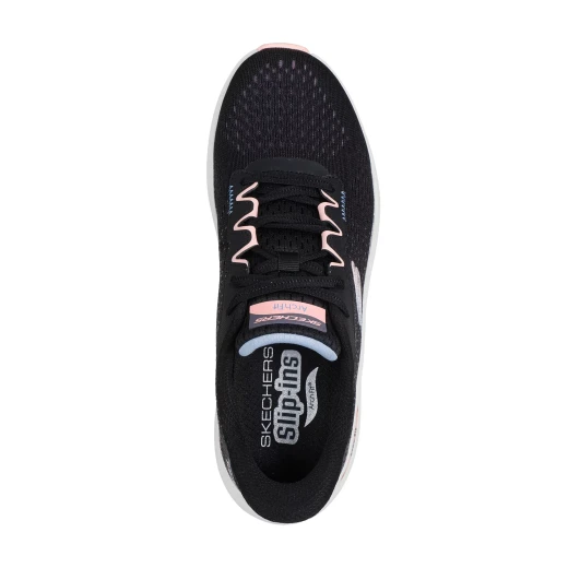 Skechers Women's Arch Fit 2.0 Fresh Space Slip-ins Shoes Black Size 37.5 Vegan Engineered Mesh Adjustable Laces Air-Cooled Arch Fit Insole for Comfortable Support - Skechers - Image 4