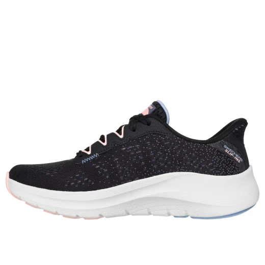 Skechers Women's Arch Fit 2.0 Fresh Space Slip-on Sneakers with Engineered Mesh Upper, Adjustable Laces, and Air-Cooled Arch Fit Insole Size 38 Black - Skechers - Image 5