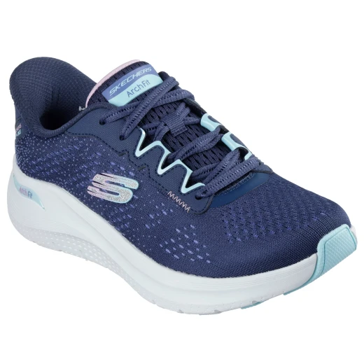 Skechers Arch Fit 2.0 Women's Slip On Navy Comfort Shoes Size 39 - Skechers - Image 3