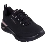 Skechers Women's Skech-Air Dynamight 2.0 Sneakers Black Engineered Mesh Vegan Lace Up with Memory Foam Insole Size 38.5 - Skechers
