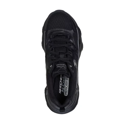 Skechers Women's D'Lites 5.0 Team Neutral Sneakers Black 37.5 Low Top Lace Up Sporty Shoes with Air Cooled Memory Foam Insole for Comfort and Support - Skechers - Image 4