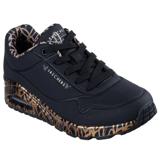 Skechers Uno Loving Love Women's Sneakers Black 40 with Air-Cooled Memory Foam - Skechers - Image 3