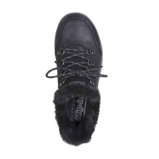Skechers Women's Slip Ins Easy Going Fall Adventures Black 36 Hands Free Hiker Bootie Boots with Faux Fur Trim and Air Cooled Memory Foam Insole for Comfortable Outdoor Exploration - Skechers - Image 3