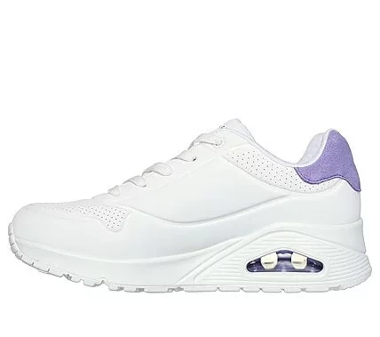 Skechers Women's Uno Pop Back Sneakers Black and Hot Pink 38.5 - Skechers - Image 12