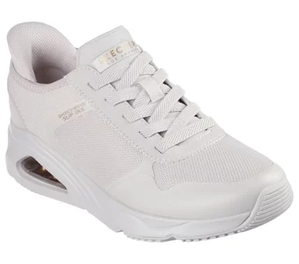 Skechers Women's Slip-ins Tres-Air Uno Easy Steppers Off White 38 Comfortable Vegan Slip On Shoes Featuring Air Cooled Memory Foam Insole & Skech-Air Midsole for Sporty Style - Skechers - Image 2